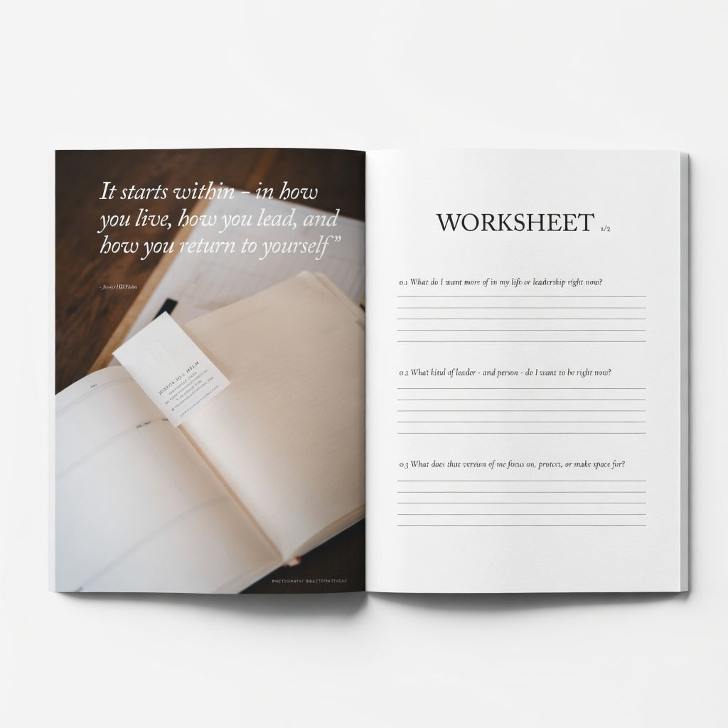 LEAD FROM WITHIN, printable workbook