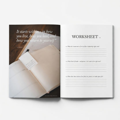 LEAD FROM WITHIN, printable workbook
