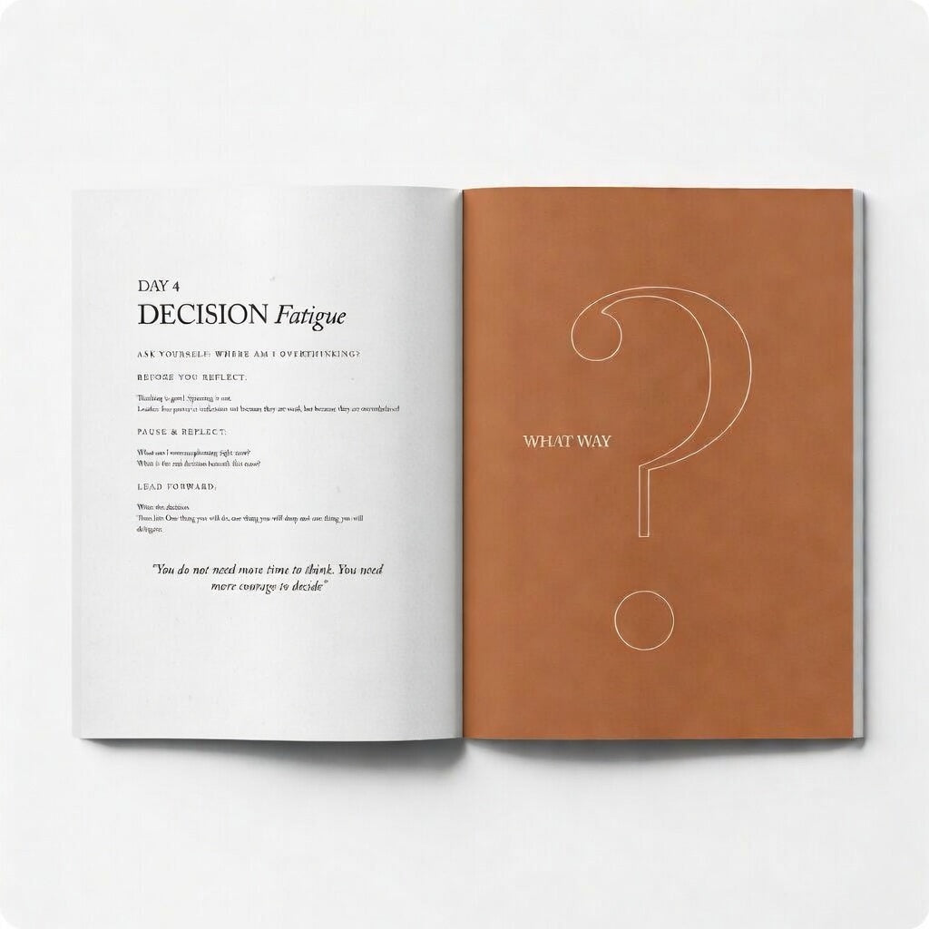 THE LEADERSHIP RESET WORKBOOK, printable workbook