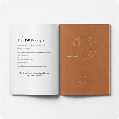 THE LEADERSHIP RESET WORKBOOK, printable workbook