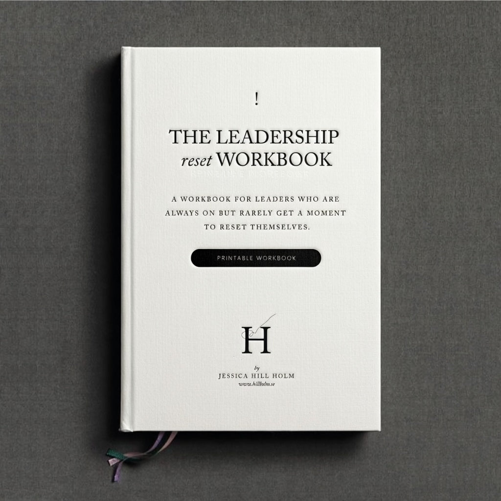 THE LEADERSHIP RESET WORKBOOK, printable workbook